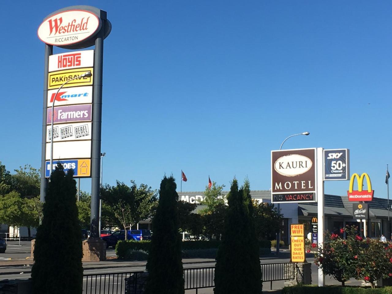 Kauri Motel On Riccarton Christchurch Exteriör bild